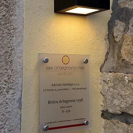 Bed & Breakfast Artegnana 1798 Grožnjan